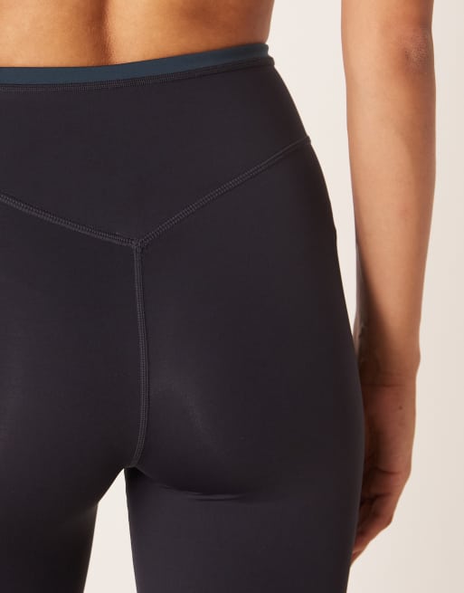 TALA – SkinLuxe – Granatowe legginsy z podwójną talią, 5 z 5