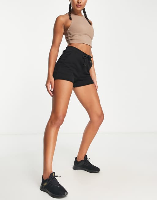 TALA Skinluxe high neck medium support sports bra in mocha brown exclusive at ASOS, 4 of 4