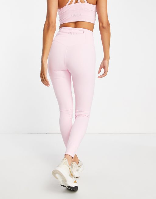 TALA Skinluxe - Set met korte legging in roze, Exclusief bij ASOS