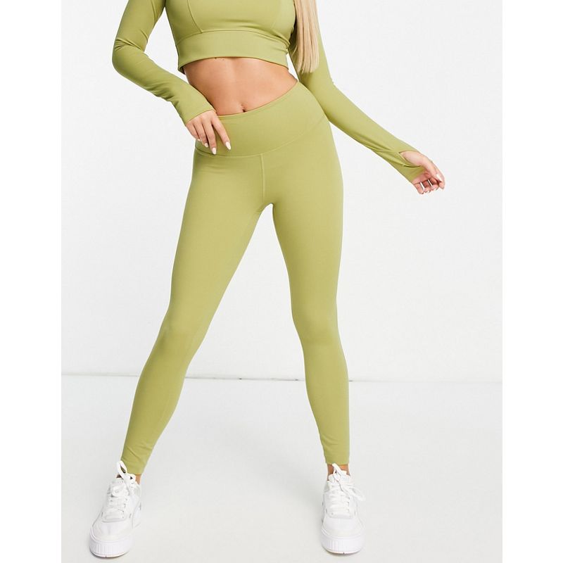 Donna Activewear TALA - Skinluxe - Leggings a vita alta lunghezza regolare verde cedro 