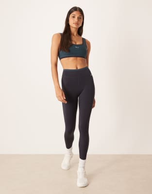 Tala - SkinLuxe - Leggings in Mitternachts-Marineblau mit doppeltem Taillenbund