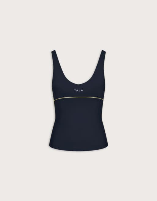 TALA - SkinLuxe - Marineblå overdel med kontrasterende kanter, 3 af 3