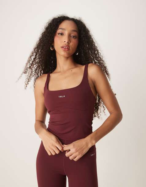Tala Skinluxe scoop singlet in red - view 1