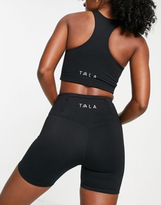 TALA Skinluxe legging shorts in pink exclusive to ASOS шорты и юбки  V68409474Размер: L купить по выгодной цене от 65 руб. в интернет-магазине   с доставкой