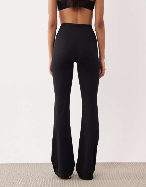 TALA – Skinluxe – Svarta utsvängda leggings med hög midja, 5 av 5