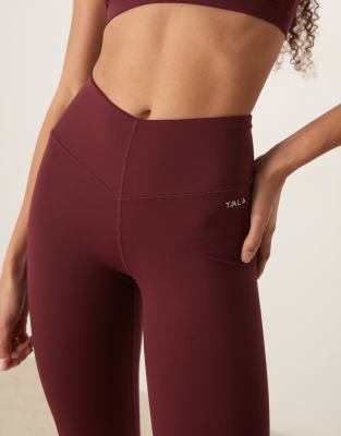 Tala Skinluxe V Waist Leggings In Red