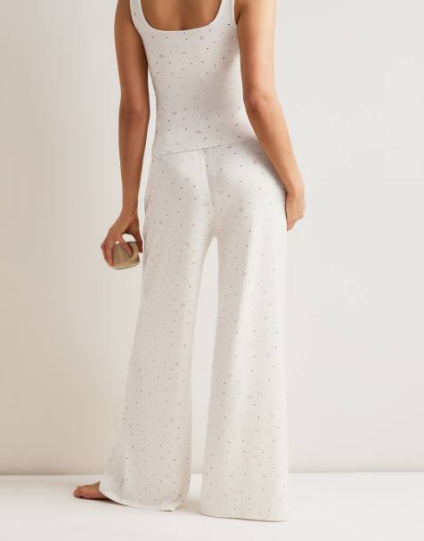 Tala Soft Lounge pyjama set in ivory - view 1