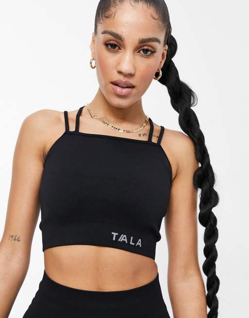 Tala Solasta sports bra top in black. Managed to