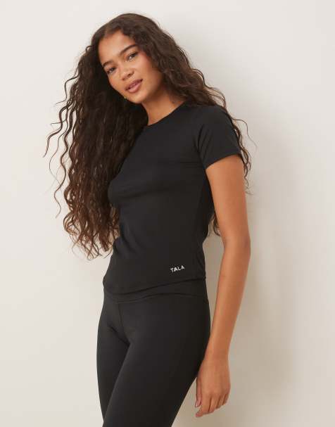 Tala – Ultralite – Svart tränings-t-shirt med korta ärmar - view 1