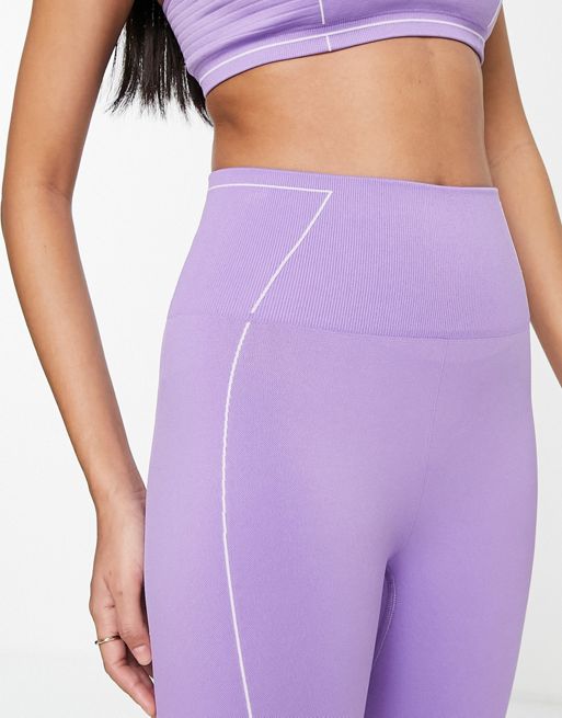 Purple WOMAN Extra Slim Fit Hig Waisted Ankle Leggings 2401888