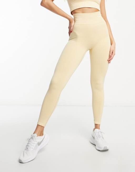 Leggings Puma International High Waist Leggings Black/ Yellow