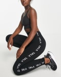 [Tala] TALA Zinnia logo seamless leggings in black 8-10 BLACK