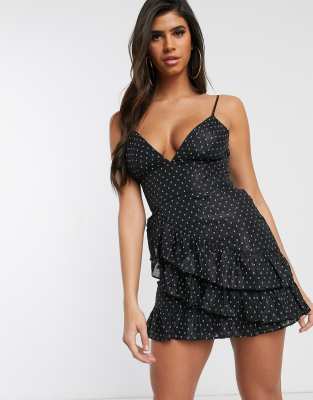 frill slip dress