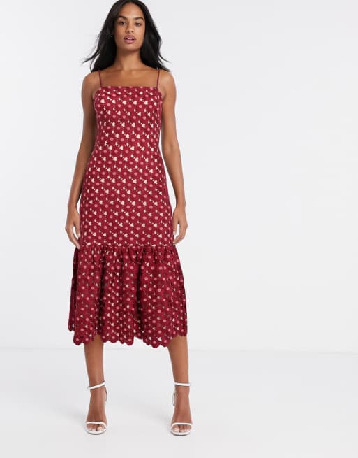 La maison talulah store midi dress