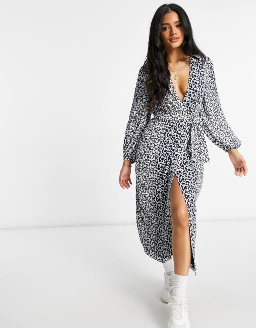 Talulah Remember Me floral print wrap midi dress