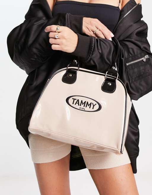 Tammy Girl bowling bag in beige