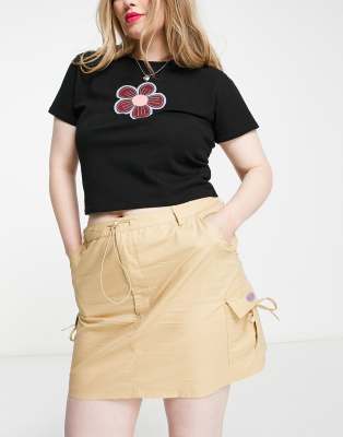Tammy Girl Plus Y2K cargo mini skirt with toggle side - ASOS Price Checker