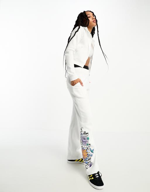 Tammy Girl tracksuit pants with graphic in white part of a set