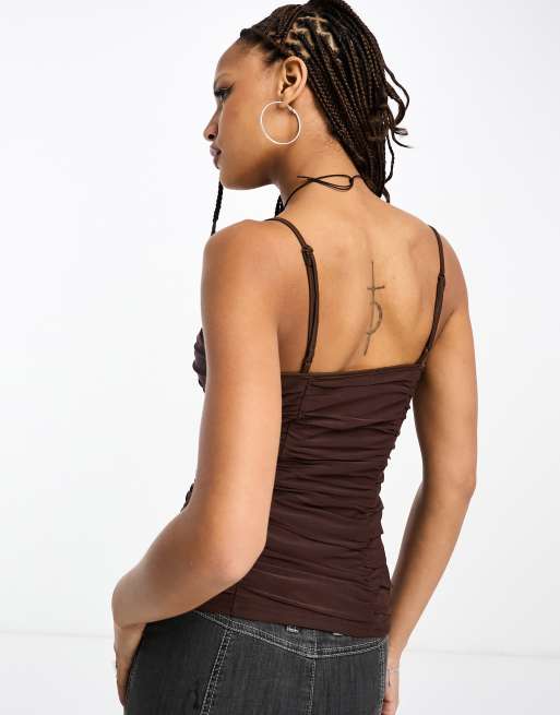 Tammy Girl velvet and mesh Y2K cami top, 4 of 4