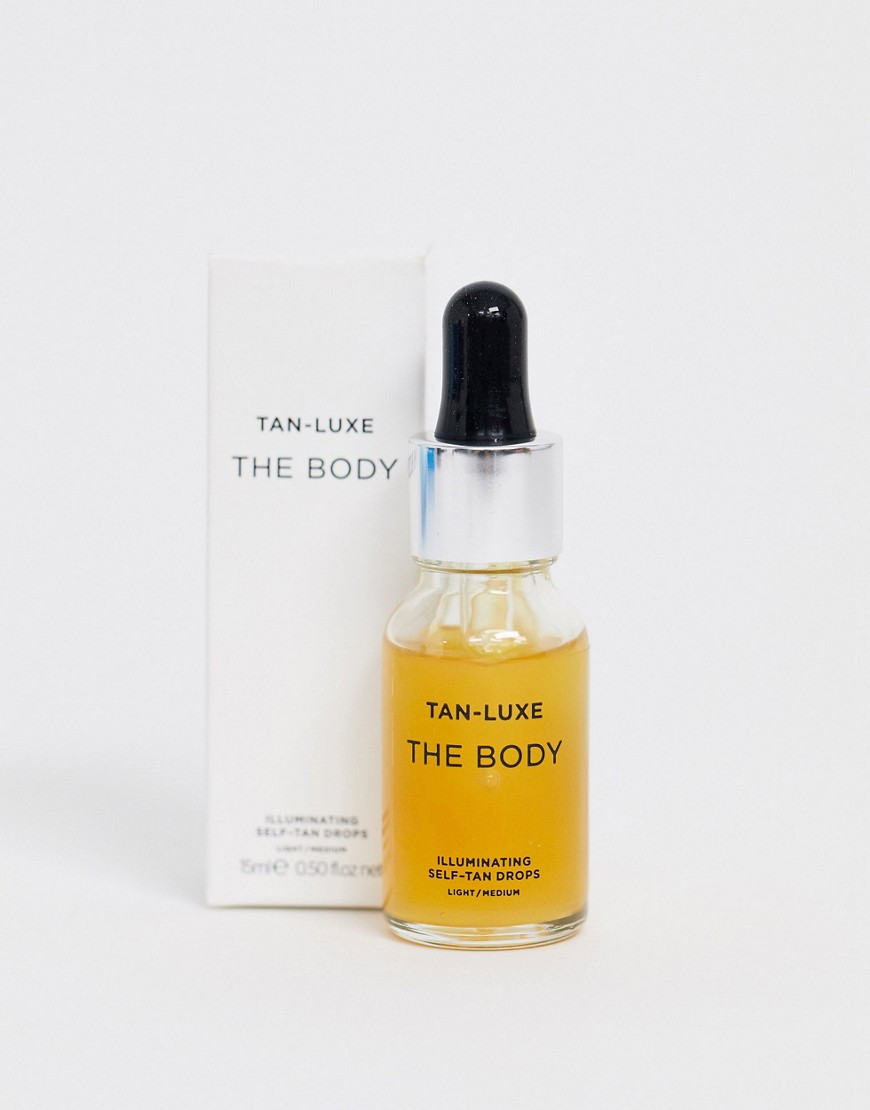 Tan Luxe The Body Illuminating Self-Tan Drops Light/Medium 15ml-No colour