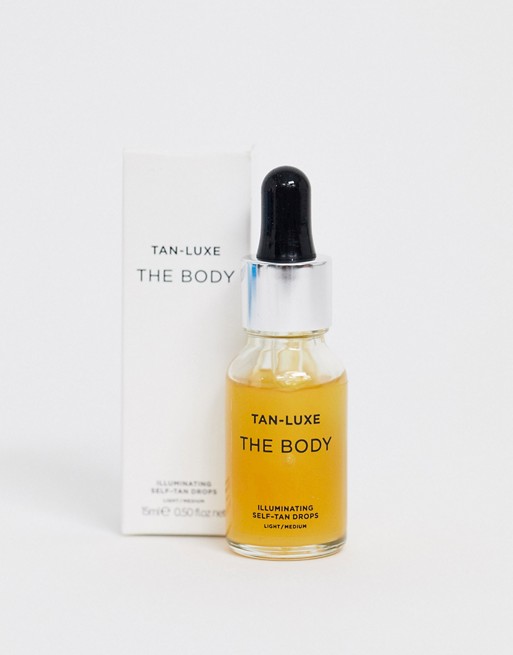 Tan Luxe The Body Illuminating Self-Tan Drops Light/Medium 15ml