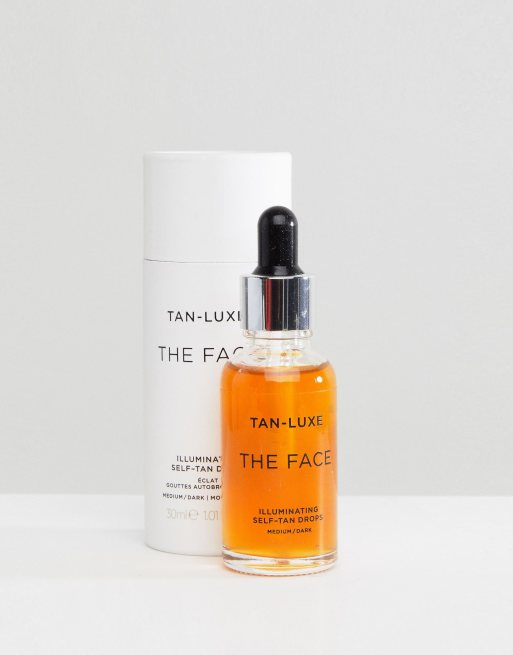 Tan Luxe The Face Illuminating SelfTan Drops Medium/Dark 1.01 fl oz ASOS