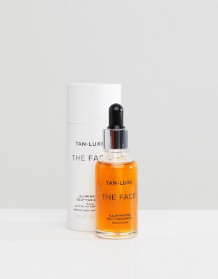 Tan Luxe The Face Illuminating Self-Tan Drops Medium/Dark 30ml-No colour