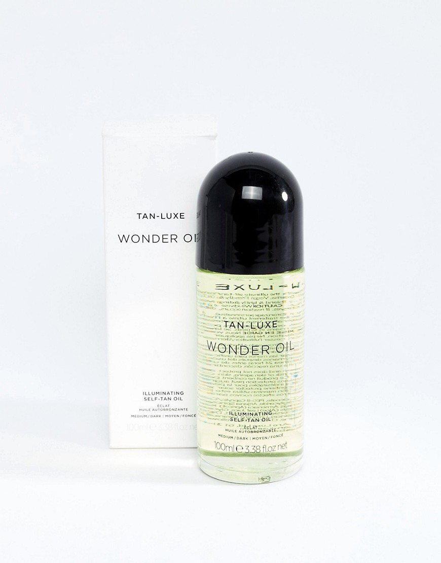 Tan Luxe – Wonder Oil – Medium/mörk 100 ml-Ingen färg