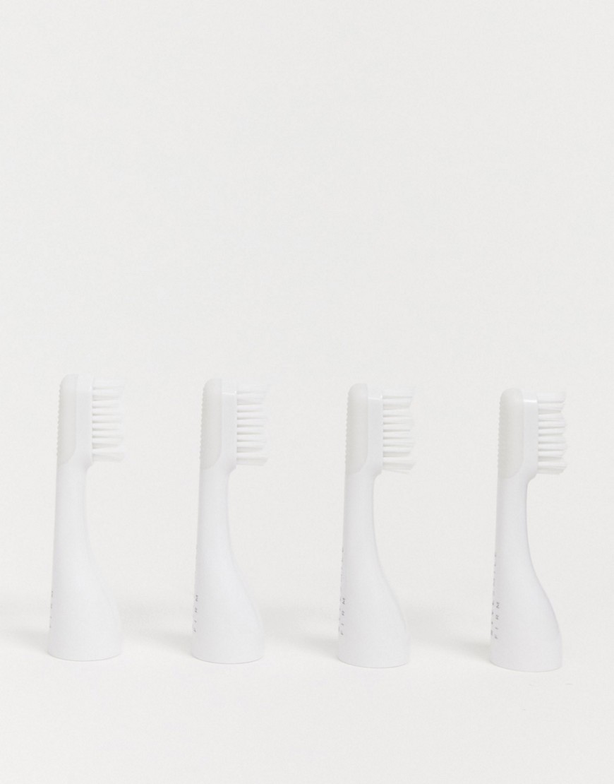 Tandbørstehoveder til udskiftning x4 fra STYLSMILE - Fast-Ingen farve