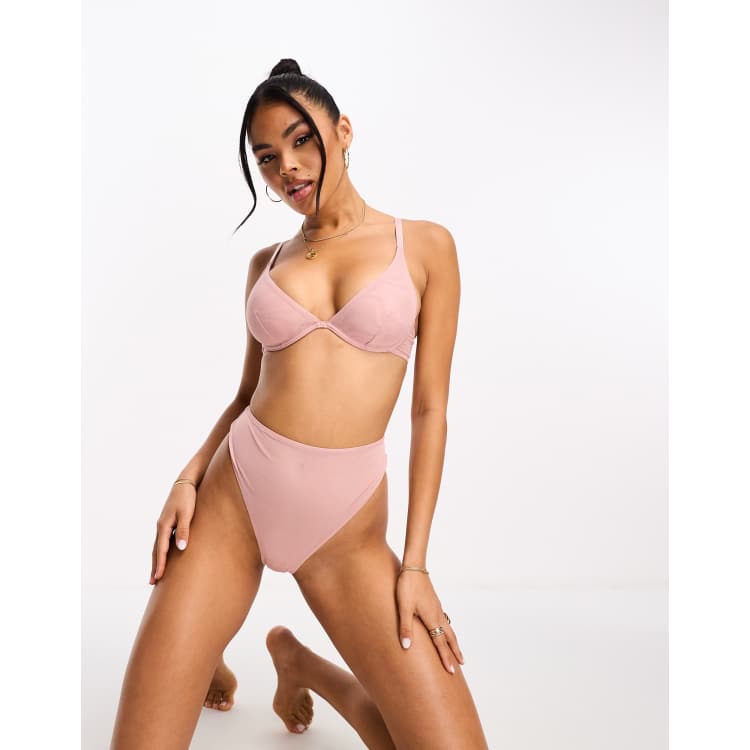 Tanga color vison moldeador de talle alto de malla Mila de RcjShops DESIGN RcjShops