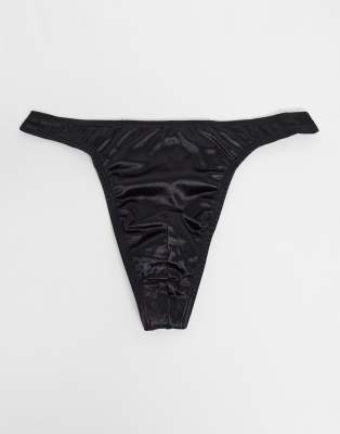 Tanga negro de ASOS DESIGN