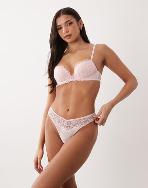 Tanga rosa pálido de encaje Sexy Lace de Ann Summers - view 1