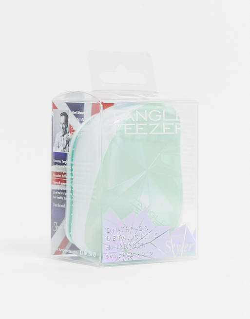 Tangle Teezer - Compacte haarstijlborstel in holografisch pistachegroen