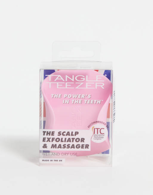Tangle Teezer – Peeling i masażer do skóry głowy w kolorze czarującego różu