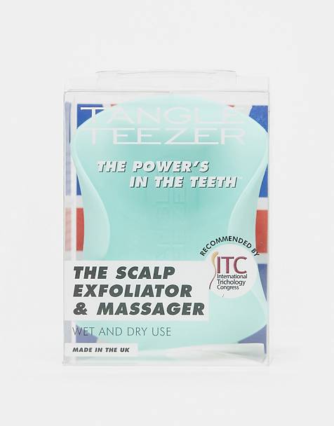Tangle Teezer Scalp Exfoliator &amp; Massager - Mint Green Whisper