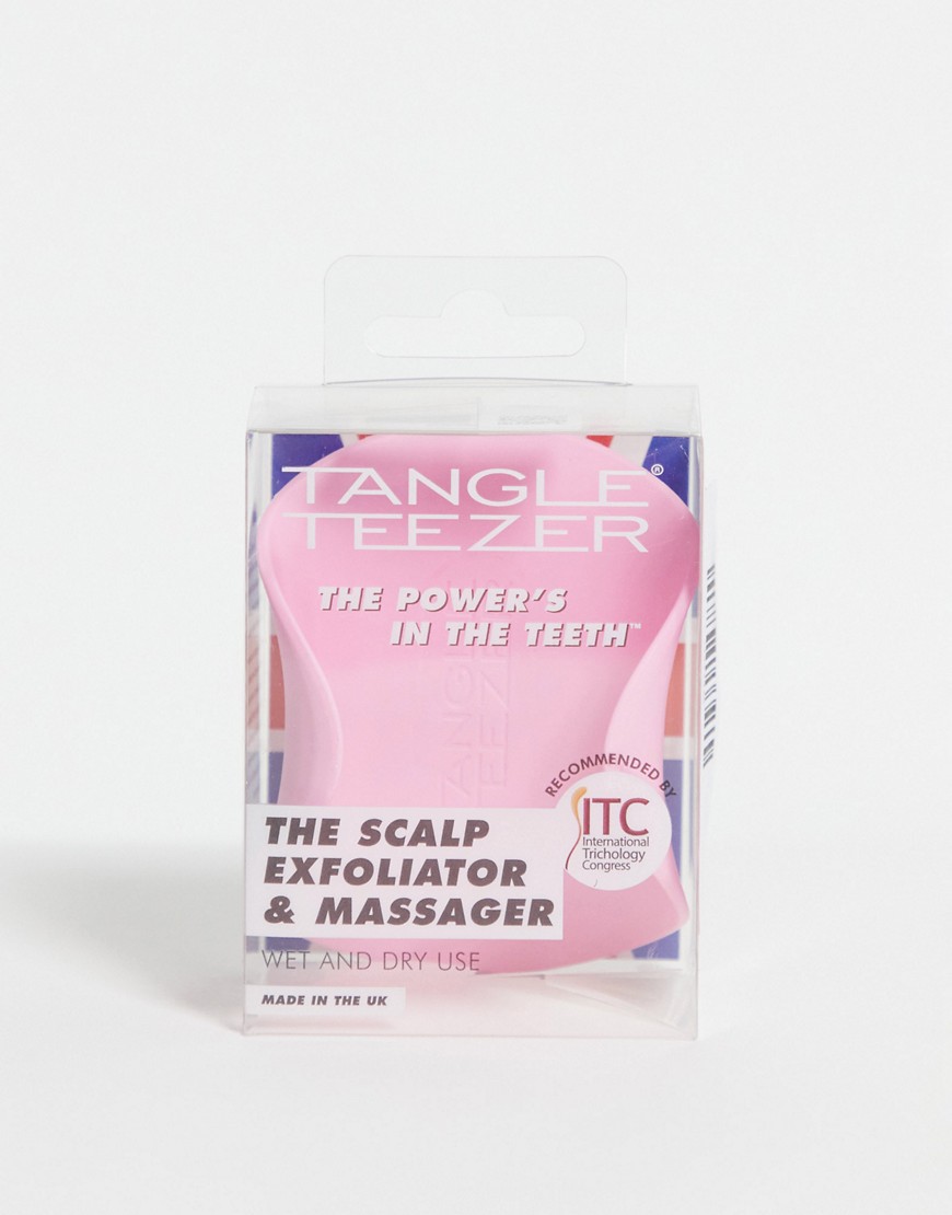 Tangle Teezer Scalp Massager & Exfoliator in Light Pink
