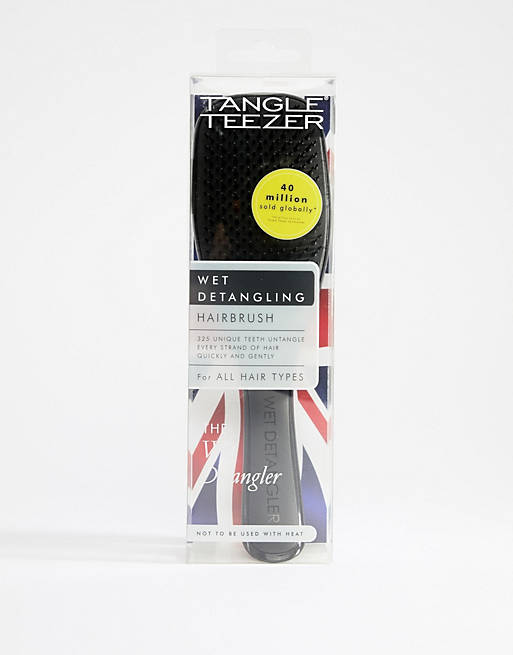 Tangle Teezer – Svart hårborste för utredning av tovor i vått hår