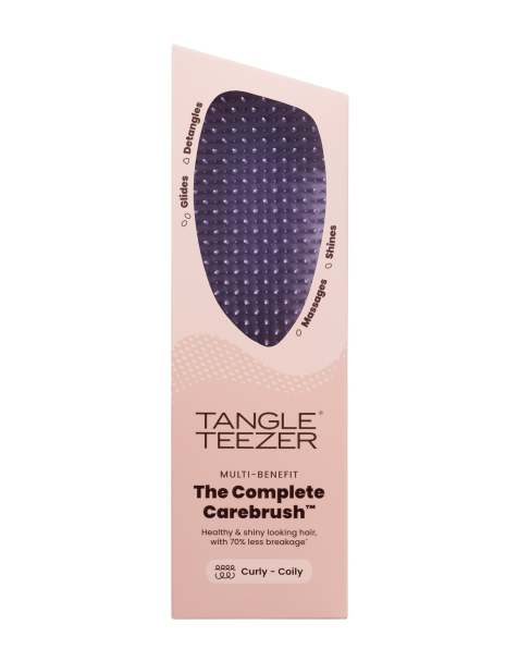 Tangle Teezer – The Complete Carebrush Naturally Curly – Borste för lockigt hår – Velvet Purple - view 1