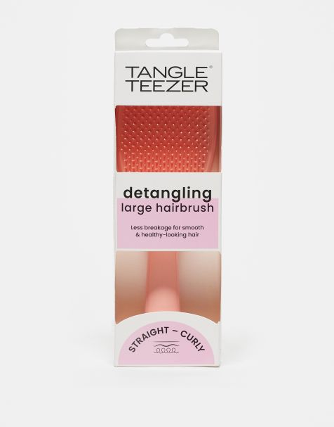 Tangle Teezer – The Large Ultimate Detangler – Szczotka do rozczesywania włosów prostych i loków – Peach Glow - view 1