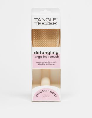 Tangle Teezer - The Large Wet Detangler - Brosse à cheveux démêlante cheveux raides/bouclés - Vanilla Latte-Neutral