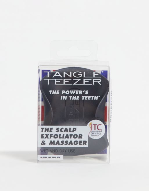 Tangle Teezer - The Scalp - Exfoliant et masseur - Noir onyx