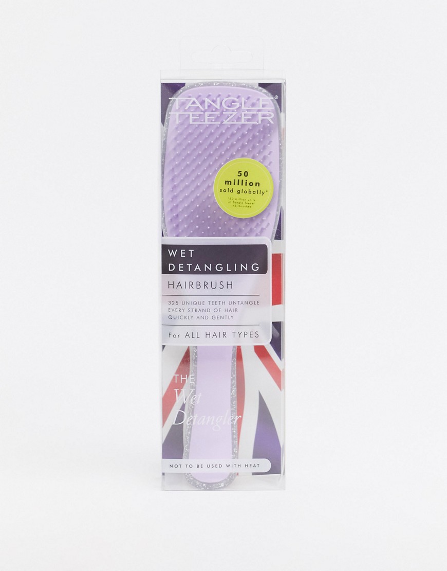 Tangle Teezer The Ultimate Detangler Hairbrush - Iris Sparkle-clear