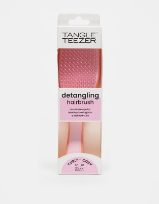 Tangle Teezer - The Ultimate Detangler Naturally Curly - Entwirrende Haarbürste für Naturlocken in Mango-Rosa-Keine Farb...