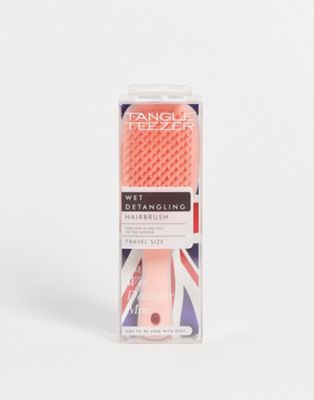 Tangle Teezer The Wet Detangler Mini hairbrush in Blush Glow Frost