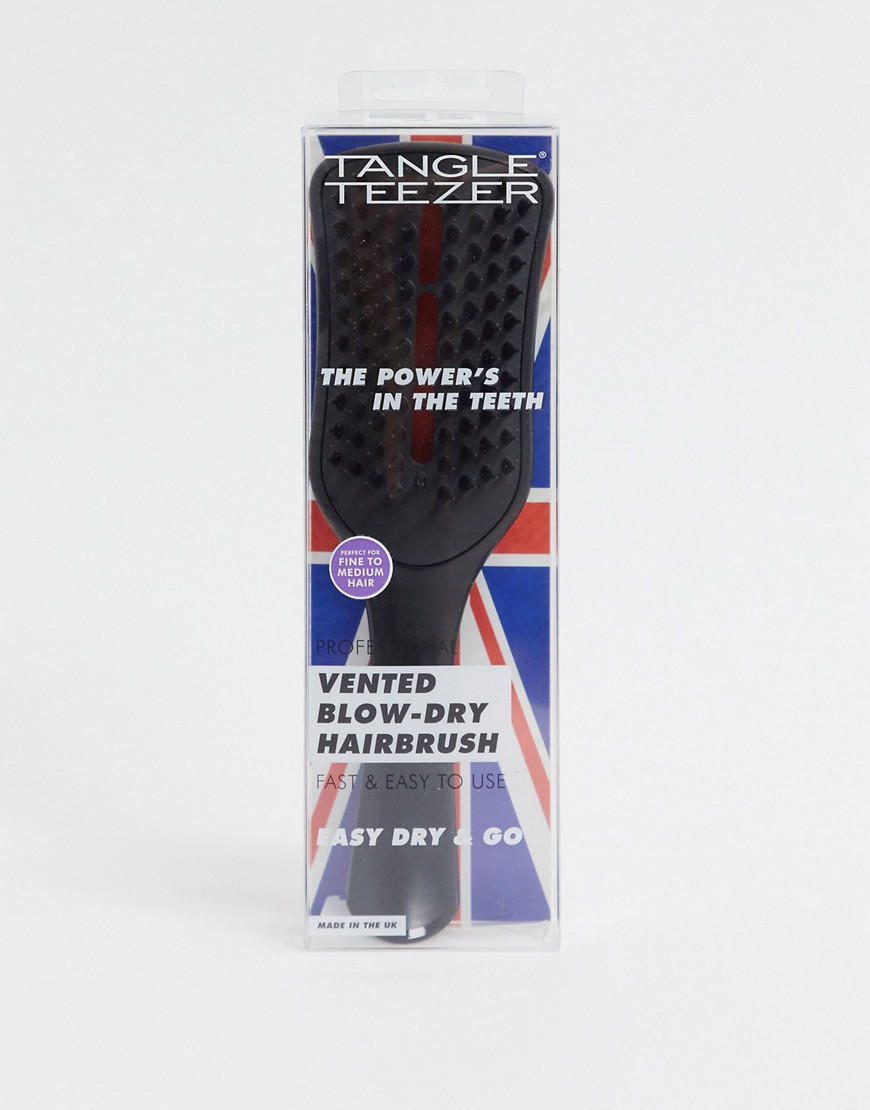 Tangle Teezer Ultimate Vented Hairbrush in Jet Black-Multi