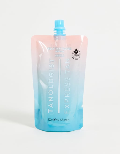 Tanologist - Ricarica di acqua autoabbronzante in tonalità media da 200ml