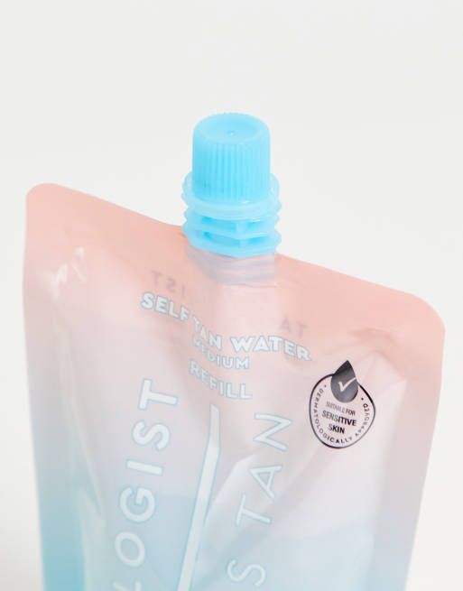 Tanologist - Ricarica di acqua autoabbronzante in tonalità media da 200ml, 3 di 4