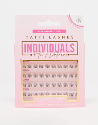 Tatti Lashes - Individuals - Einzelne falsche Wimpern - Au Natural-Schwarz