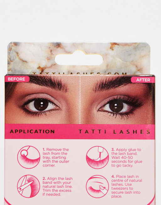 Tatti Lashes - Lot de 5 paires de faux-cils brésiliens en 3D, 4 de 4