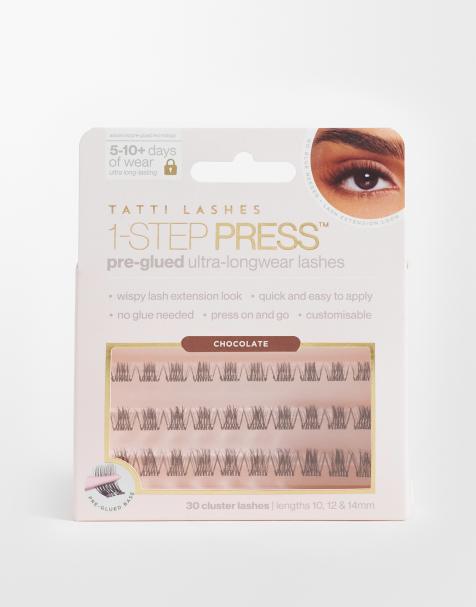 Tatti Lashes Schokobraune, feine Volumen-Pre-Glued Einzelwimpern 19 g - view 1